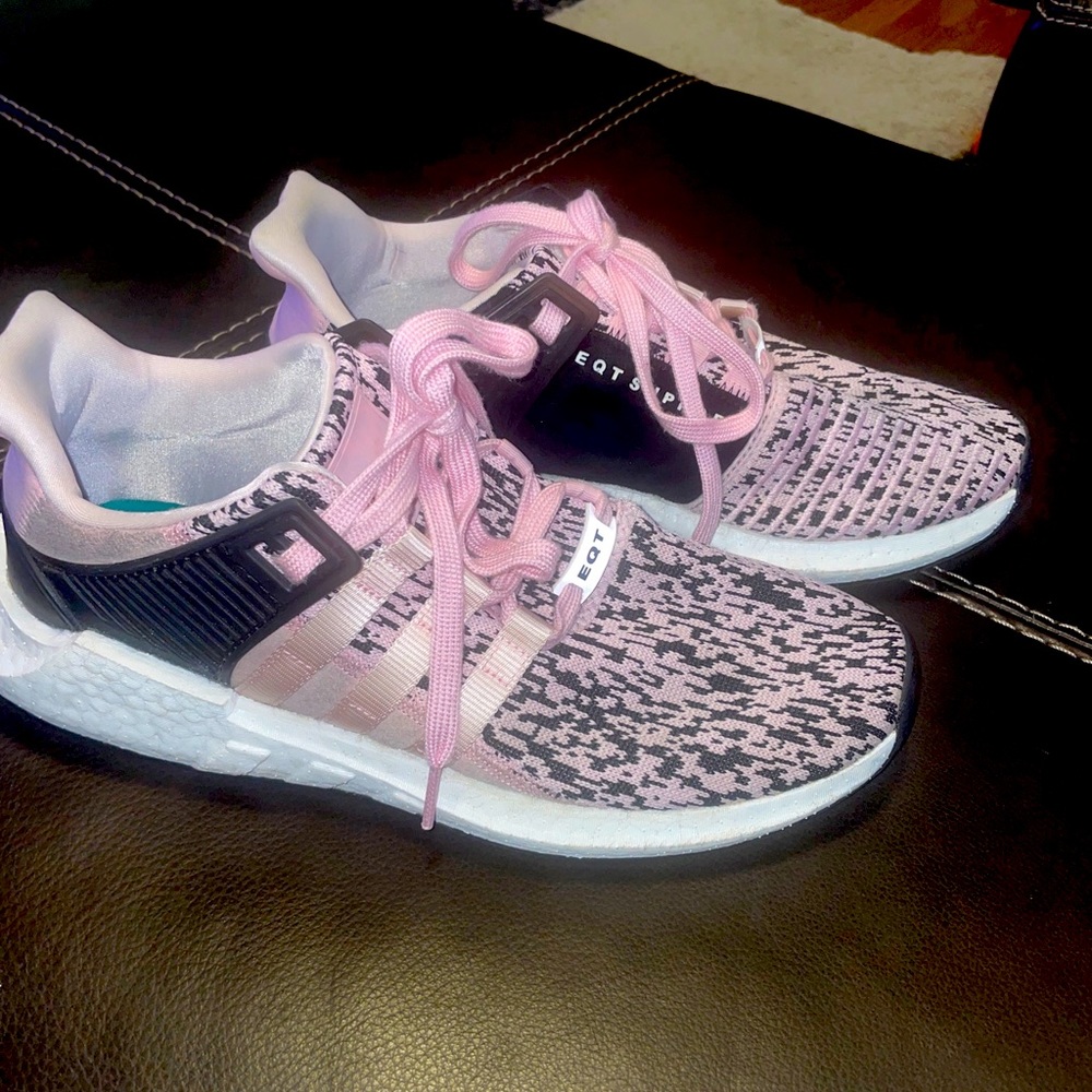 EUC Adidas Mens BOOST EQT Support 93 17 BZ0583 Pink SIZE 10